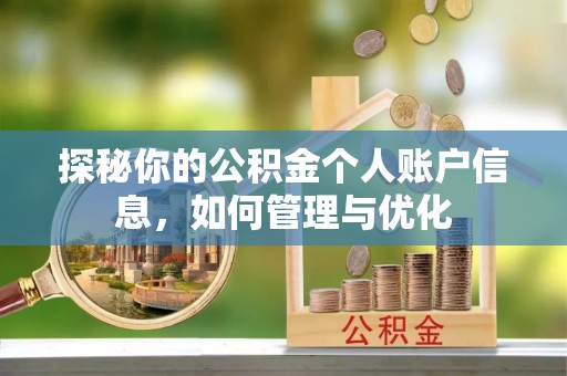 科尔沁探秘你的公积金个人账户信息，如何管理与优化
