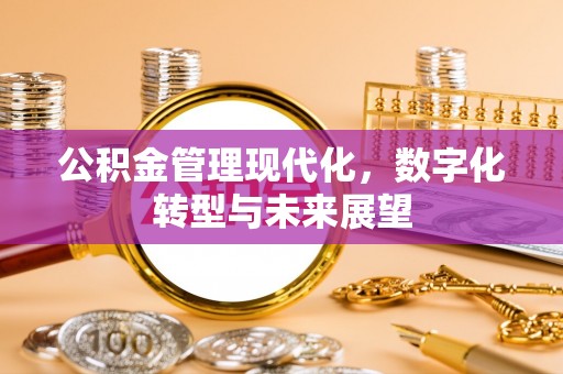 科尔沁公积金管理现代化，数字化转型与未来展望