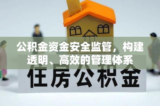 科尔沁公积金资金安全监管，构建透明、高效的管理体系