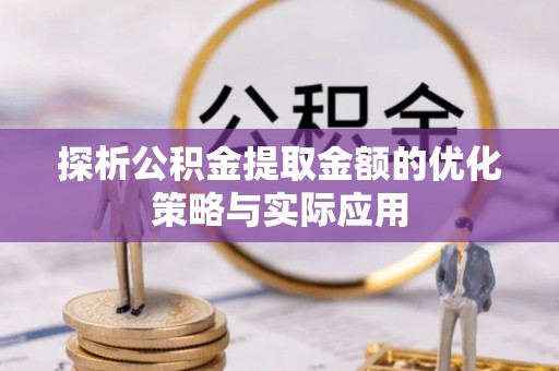 科尔沁探析公积金提取金额的优化策略与实际应用