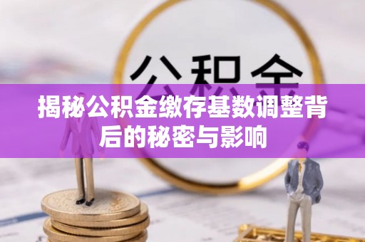 科尔沁揭秘公积金缴存基数调整背后的秘密与影响